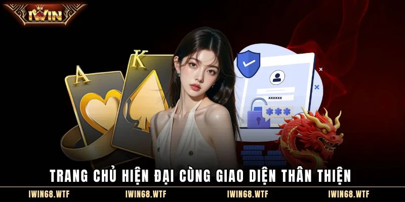 Trang chủ hiện đại cùng giao diện thân thiện